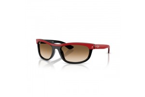 Ray-Ban RB2489 955/51 BALORAMA RED ON BLACK CLEAR GRADIENT BROWN napszemüveg