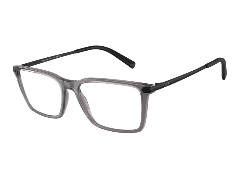 Armani Exchange AX3077 Shiny Transparent Grey szemüveg