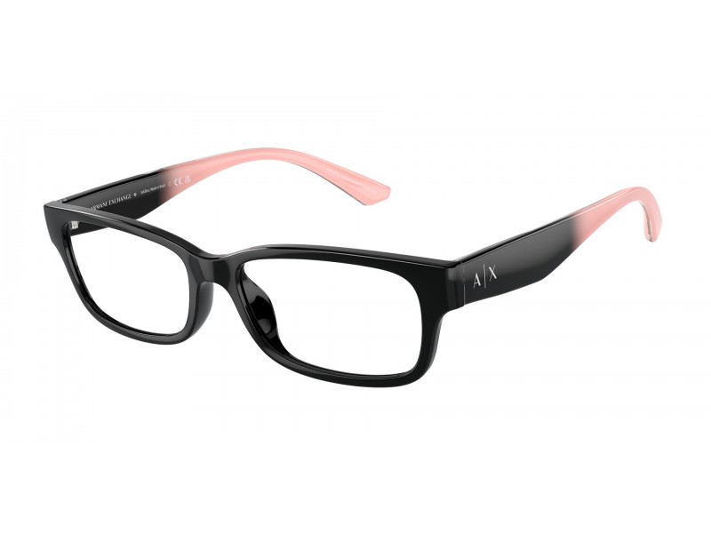 ARMANI EXCHANGE AX3107U fényes fekete női szemüveg