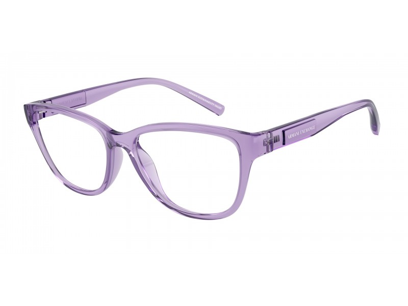 Armani Exchange AX3111U 8236 Shiny Transparent Violet