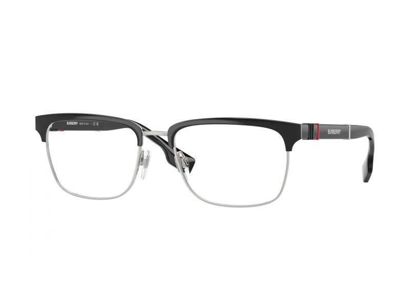 BURBERRY BE1348 ALBA ezüst/matt fekete szemüveg