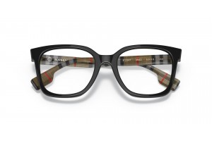 BURBERRY BE2347 EVELYN fekete szemüveg (demó lencse)