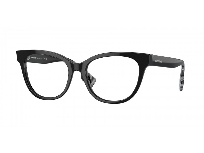 BURBERRY BE2375 EVELYN fekete szemüveg