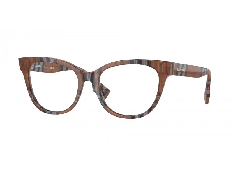 BURBERRY BE2375 EVELYN - Check Brown női keret