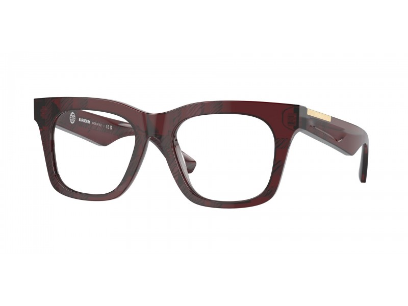 BURBERRY BE2407 4115 Check Red szemüveg
