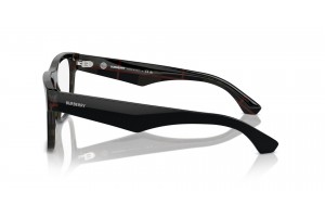 BURBERRY BE2411 fekete Vintage Check demo lencse