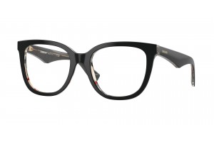 Burberry BE2415 fekete vintage mintás szemüveg