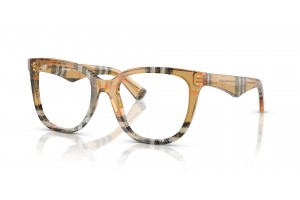 BURBERRY BE2415 Check Sand női szemüvegkeret