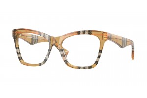 BURBERRY BE2416 4146 Check Sand Demo Lens szemüveg