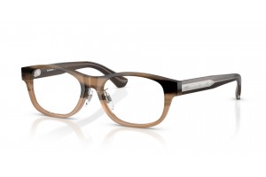 BURBERRY BE2449D 4207 csíkos bézs szemüveg (demo lencse)