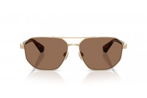 Burberry BE3166 férfi napszemüveg, világos arany/sötétbarna