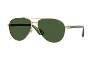 BURBERRY BE3167 110971 Light Gold Dark Green napszemüveg
