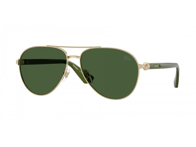 BURBERRY BE3167 arany keret, sötétzöld lencse