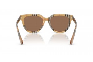 BURBERRY BE4469 Check Sand Dark Brown napszemüveg