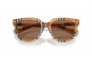 BURBERRY BE4469 Check Sand Dark Brown napszemüveg