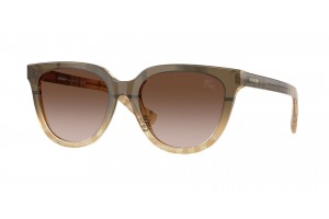 BURBERRY BE4469 420113 Check Beige Brown Gradient napszemüveg