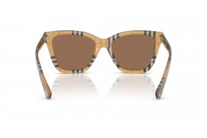 BURBERRY BE4470 napszemüveg - Check Sand Dark Brown