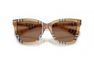 BURBERRY BE4470 napszemüveg - Check Sand Dark Brown