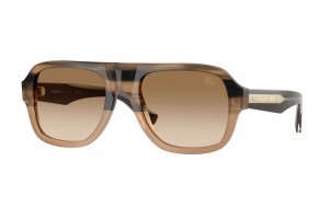 Burberry BE4478 csíkos beige-barna napszemüveg