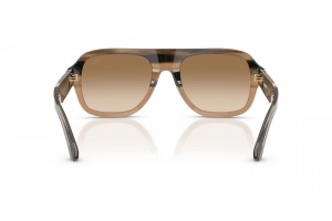 Burberry BE4478 csíkos beige-barna napszemüveg