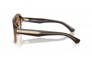 Burberry BE4478 csíkos beige-barna napszemüveg