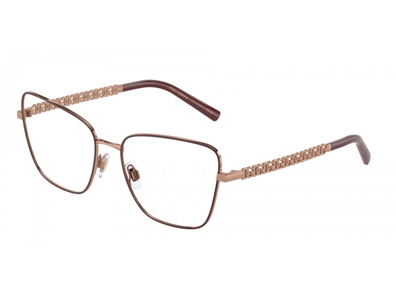 DOLCE & GABBANA DG1346 Pink Gold/Matte Bordeaux