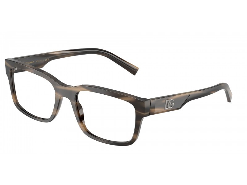 DOLCE & GABBANA DG3352 3200 - csíkos Tobacco