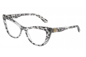 DOLCE & GABBANA DG3354 3152 fekete csipke szemüveg