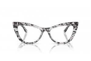 DOLCE & GABBANA DG3354 3152 fekete csipke szemüveg