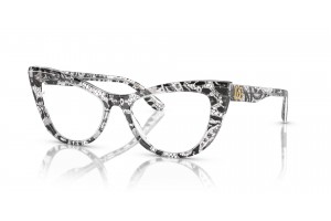 DOLCE & GABBANA DG3354 3152 fekete csipke szemüveg