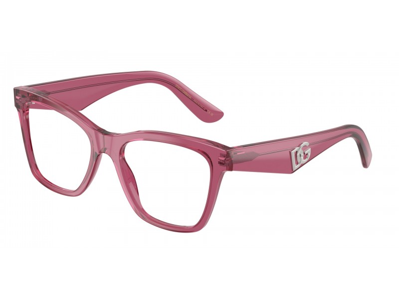 DOLCE & GABBANA DG3374 3211 átlátszó bordó szemüveg