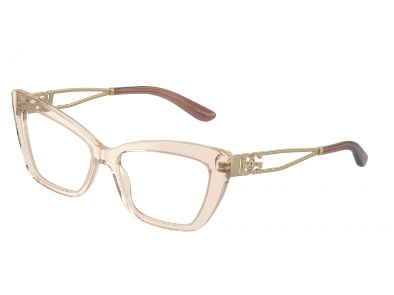 Dolce & Gabbana DG3375B Transparent Camel szemüveg