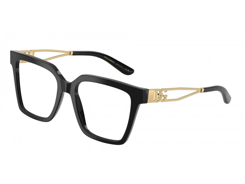 DOLCE & GABBANA DG3376B fekete női szemüveg