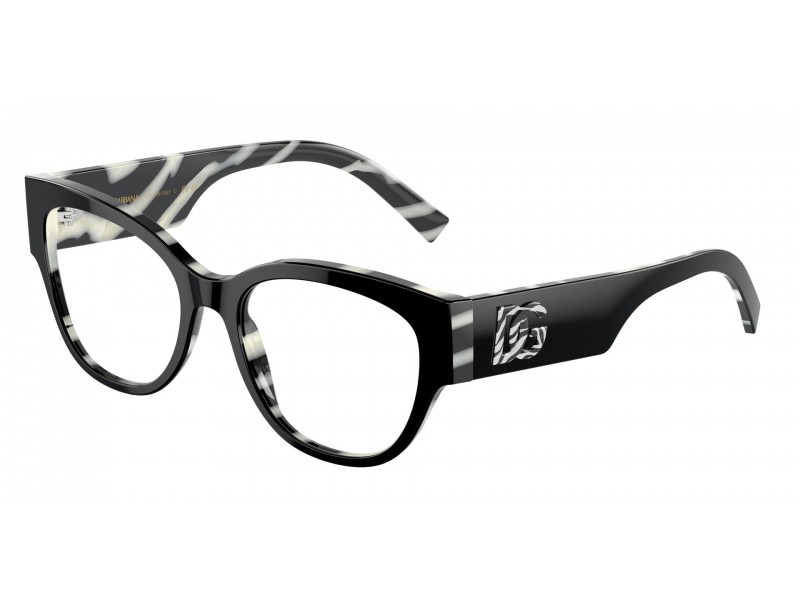DOLCE & GABBANA DG3377 Black On Zebra szemüveg
