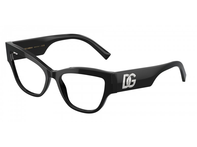 DOLCE & GABBANA DG3378 501 fekete női szemüveg