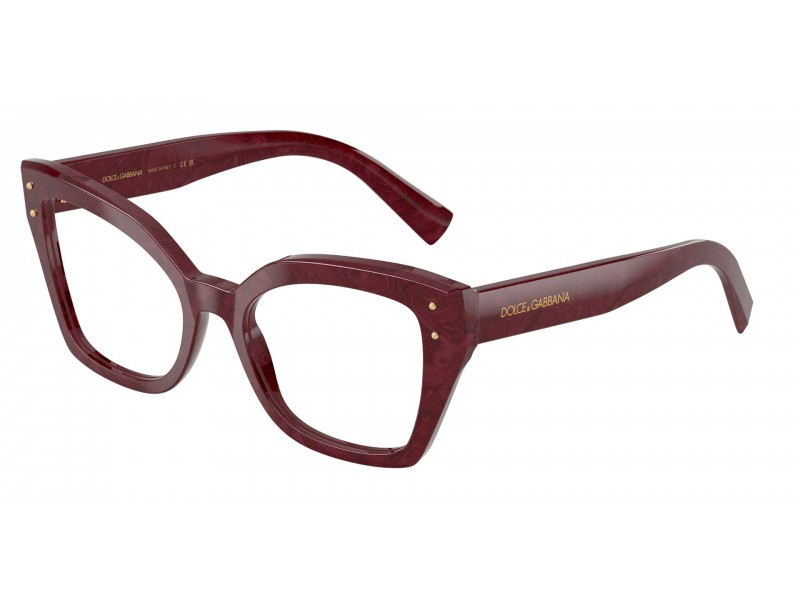 DOLCE & GABBANA DG3386 Bordeaux női szemüveg