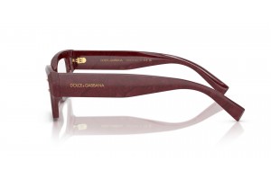 DOLCE & GABBANA DG3387 bordó csipke szemüveg