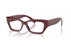 DOLCE & GABBANA DG3387 bordó csipke szemüveg