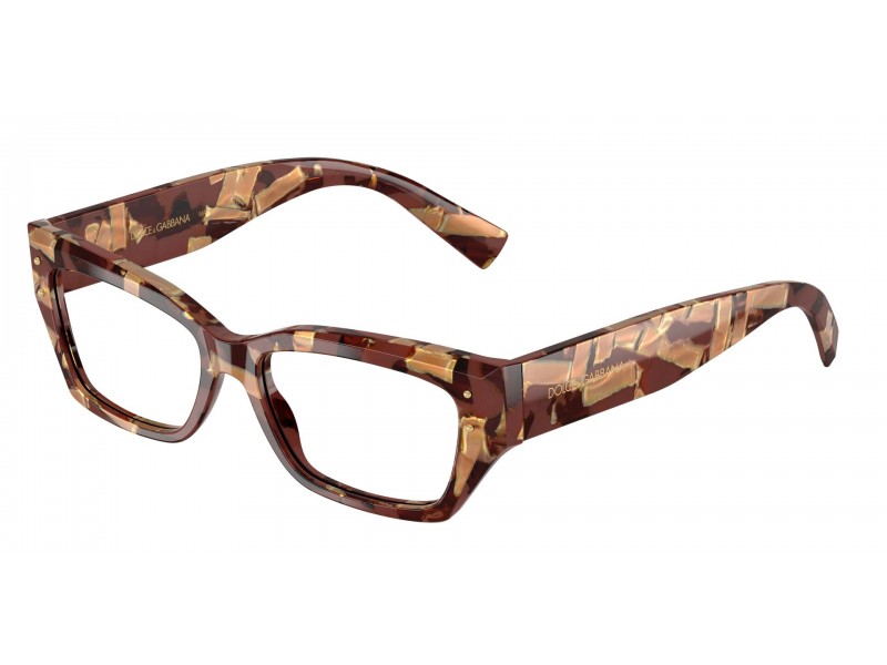 DOLCE & GABBANA DG3387 Pearl Havana barna szemüveg