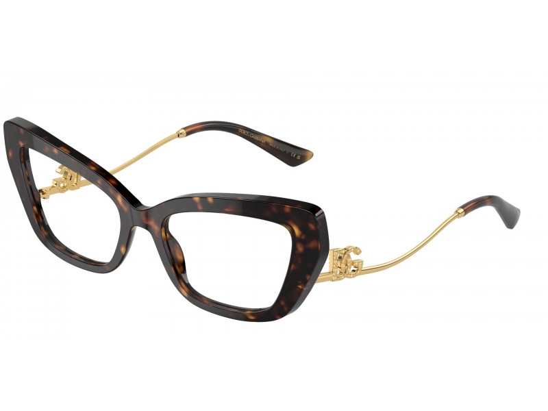 DOLCE & GABBANA DG3391B 502 Havana női szemüveg