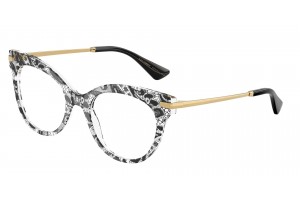 DOLCE & GABBANA DG3392 3287 Black Lace Demo Lens szemüveg