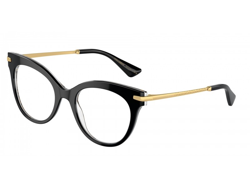 DOLCE & GABBANA DG3392 Black On Leo szemüveg