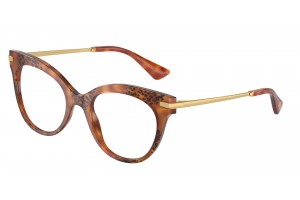 DOLCE & GABBANA DG3392 3380 Havana Leo Demo Lens szemüveg