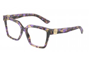 DOLCE & GABBANA DG3395 3439 Havana Blue Pearl Demo Lens szemüveg