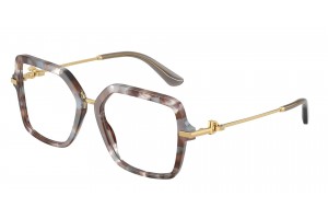 DOLCE & GABBANA DG3396 3445 Havana Grey Demo Lens szemüveg