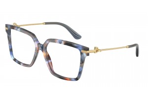 DOLCE & GABBANA DG3397 3443 Havana Blue Demo Lens szemüveg