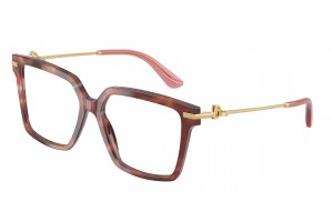 DOLCE & GABBANA DG3397 3444 Havana Brown Demo Lens szemüveg