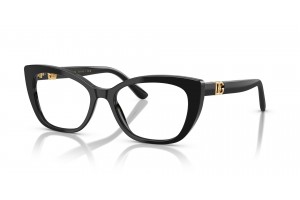 DOLCE & GABBANA DG3398 501 fekete női szemüveg demo lencsével