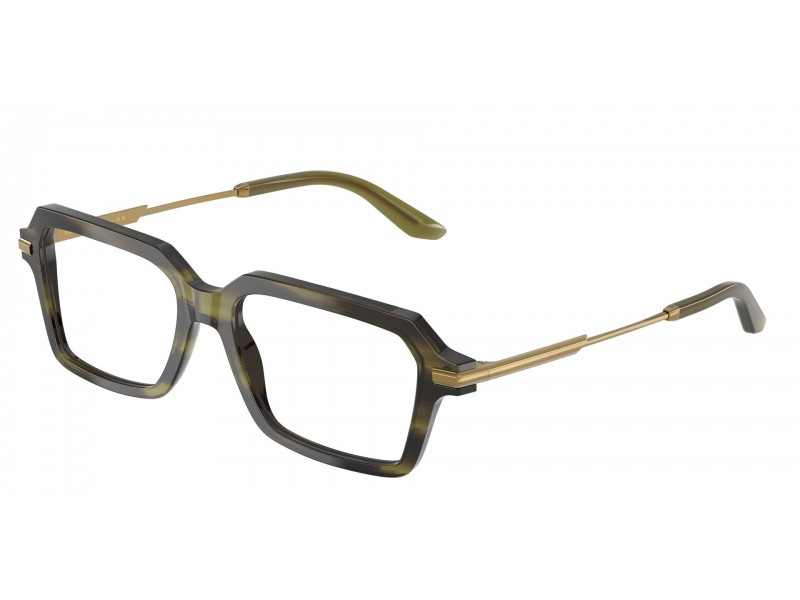 DOLCE & GABBANA DG3401 3447 csíkos olíva szemüveg