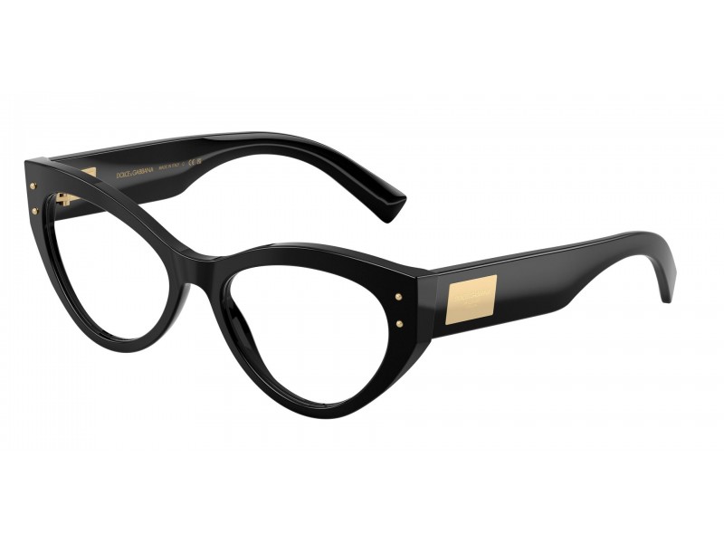 DOLCE & GABBANA DG3403 fekete női szemüveg